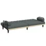 Sofá cama con reposabrazos tela gris oscuro de vidaXL, Sofás - Ref: Foro24-351938, Precio: 297,59 €, Descuento: %