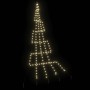 Árbol de Navidad LED con 168 LED Cálido 306 cm Metal