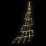 Árbol de Navidad LED con 168 LED Cálido 306 cm Metal