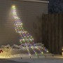 Árbol de Navidad LED con 168 LED Multicolor 306 cm Metal