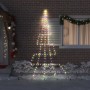 Árbol de Navidad LED con 168 LED Multicolor 306 cm Metal