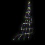 Árbol de Navidad LED con 168 LED Multicolor 306 cm Metal
