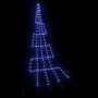 Árbol de Navidad LED con 168 LED Azul 306 cm Metal