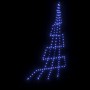Árbol de Navidad LED con 168 LED Azul 306 cm Metal