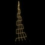 Árbol de Navidad LED con 276 LED Cálido 511 cm Metal