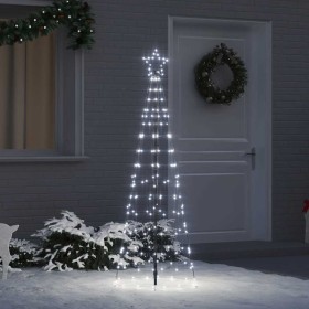 Árbol de Navidad LED con 390 LED Frío 250 cm Hierro