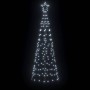 Árbol de Navidad LED con 390 LED Frío 250 cm Hierro