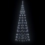 Árbol de Navidad LED con 390 LED Frío 250 cm Hierro