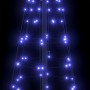 Árbol de Navidad LED con 390 LED Azul 250 cm Hierro