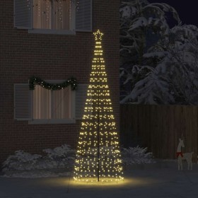 Árbol de Navidad LED con 800 LED Cálido 400 cm Hierro