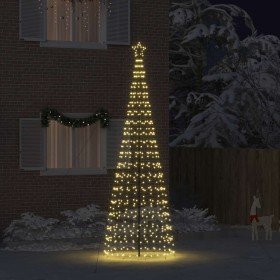 Árbol de Navidad LED con 800 LED Cálido 400 cm Hierro