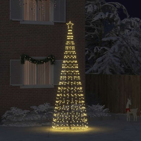 Árbol de Navidad LED con 800 LED Cálido 400 cm Hierro
