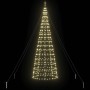 Árbol de Navidad LED con 800 LED Cálido 400 cm Hierro