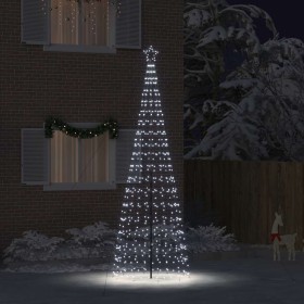 Árbol de Navidad LED con 800 LED Frío 400 cm Hierro
