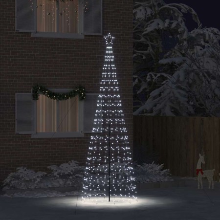 Árbol de Navidad LED con 800 LED Frío 400 cm Hierro