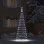 Árbol de Navidad LED con 800 LED Frío 400 cm Hierro