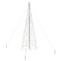 Árbol de Navidad LED con 800 LED Multicolor 400 cm Hierro