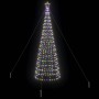 Árbol de Navidad LED con 800 LED Multicolor 400 cm Hierro