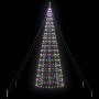 Árbol de Navidad LED con 800 LED Multicolor 400 cm Hierro