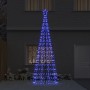 Árbol de Navidad LED con 800 LED Azul 400 cm Hierro