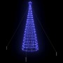 Árbol de Navidad LED con 800 LED Azul 400 cm Hierro