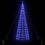 Árbol de Navidad LED con 800 LED Azul 400 cm Hierro