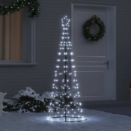 Árbol de Navidad LED con 390 LED con soporte Frío 250 cm Hierro