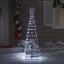 Árbol de Navidad LED con 390 LED con soporte Frío 250 cm Hierro
