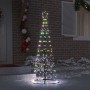 Árbol de Navidad LED con 390 LED Multicolor 250 cm Hierro