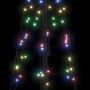Árbol de Navidad LED con 390 LED Multicolor 250 cm Hierro