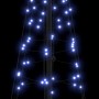 Árbol de Navidad LED con 390 LED con soporte Azul 250 cm Hierro