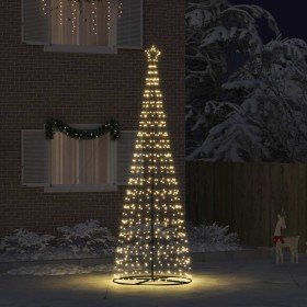 Árbol de Navidad LED con 800 LED Cálido 400 cm Hierro