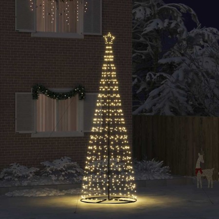 Árbol de Navidad LED con 800 LED Cálido 400 cm Hierro