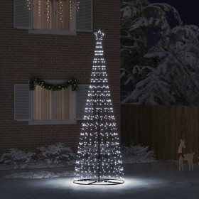 Árbol de Navidad LED con 800 LED con soporte Frío 400 cm Hierro