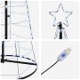 Árbol de Navidad LED con 800 LED con soporte Frío 400 cm Hierro