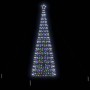 Árbol de Navidad LED con 800 LED Multicolor 400 cm Hierro