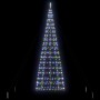Árbol de Navidad LED con 800 LED Multicolor 400 cm Hierro