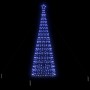 Árbol de Navidad LED con 800 LED con soporte Azul 400 cm Hierro