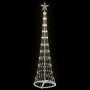 Árbol de Navidad LED con 230 LED Cálido 51 x 51 x 190 cm Metal