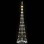 Árbol de Navidad LED con 230 LED Cálido 51 x 51 x 190 cm Metal