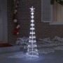 Árbol de Navidad LED con 230 LED Frío 51 x 51 x 190 cm Metal