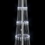 Árbol de Navidad LED con 230 LED Frío 51 x 51 x 190 cm Metal