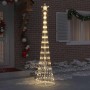 Árbol de Navidad LED con 290 LED Cálido 70 x 70 x 250 cm Metal