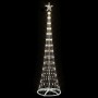 Árbol de Navidad LED con 290 LED Cálido 70 x 70 x 250 cm Metal