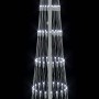 Árbol de Navidad LED con 290 LED Frío 70 x 70 x 250 cm Metal