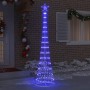 Árbol de Navidad LED con 290 LED Azul 70 x 70 x 250 cm Metal