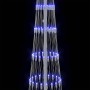 Árbol de Navidad LED con 290 LED Azul 70 x 70 x 250 cm Metal