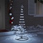 Árbol de Navidad LED con 230 LED Frío 71 x 71 x 184.5 cm Metal