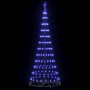 Árbol de Navidad LED con 230 LED Azul 71 x 71 x 184.5 cm Metal
