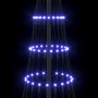 Árbol de Navidad LED con 230 LED Azul 71 x 71 x 184.5 cm Metal